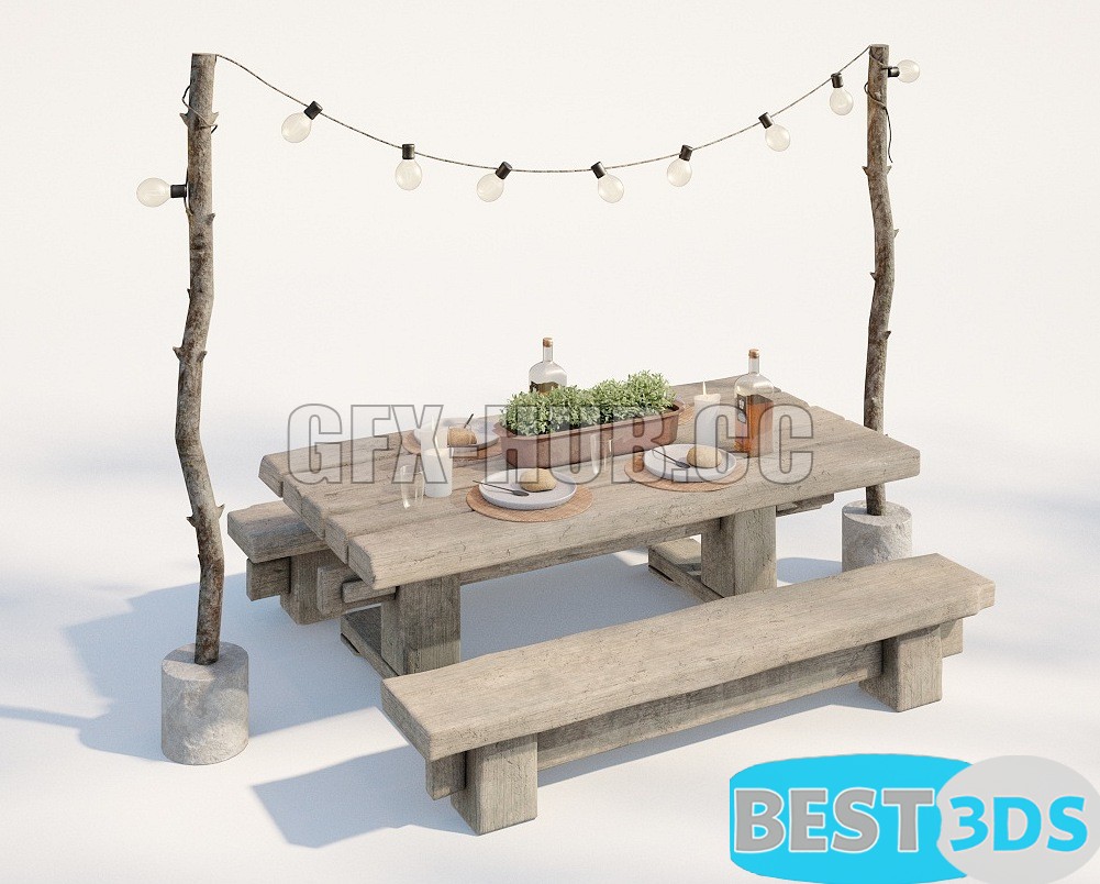 Pack model 3D- Tables Et Chaises – Image 109