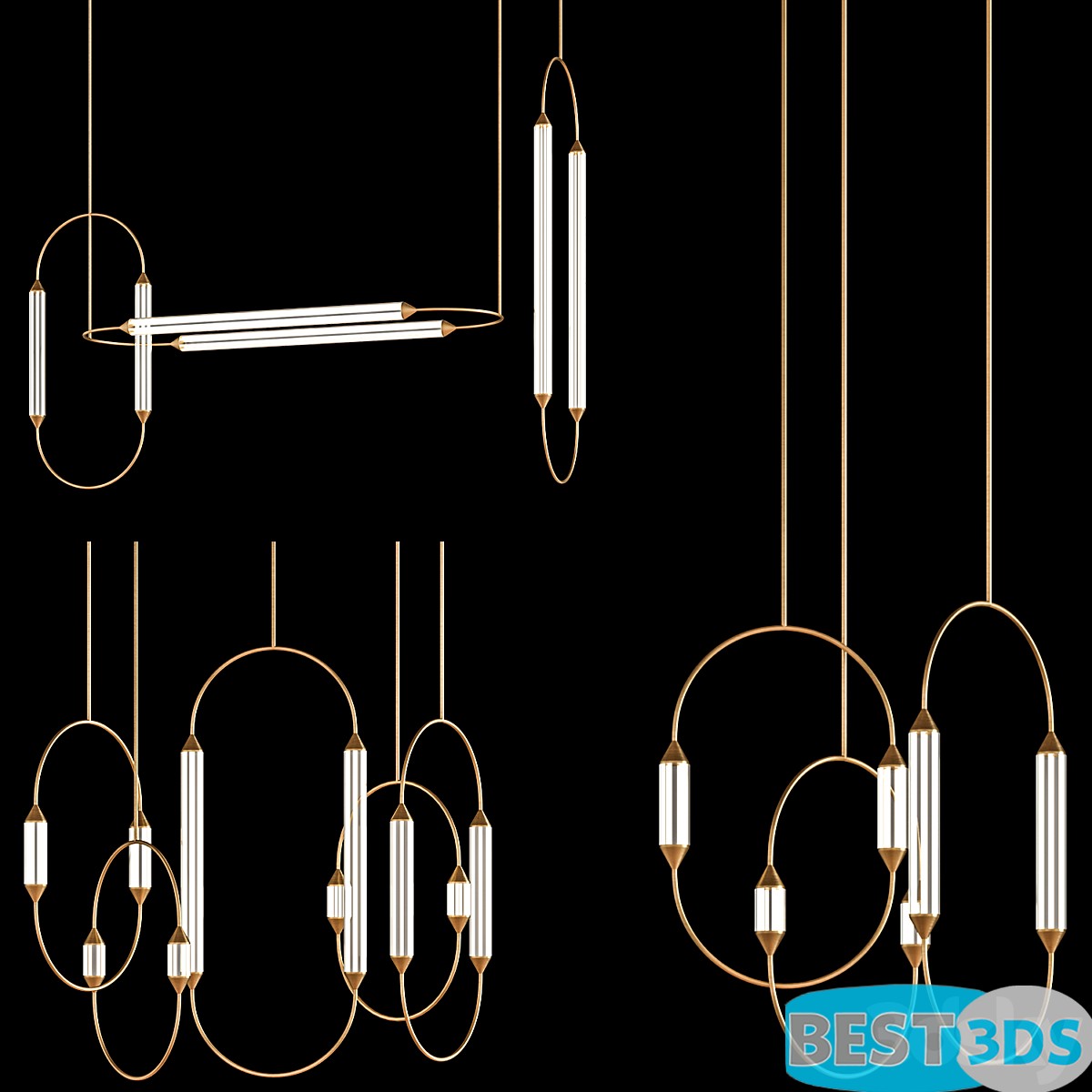Pack model 3D- Eclairage De Plafond – Image 115