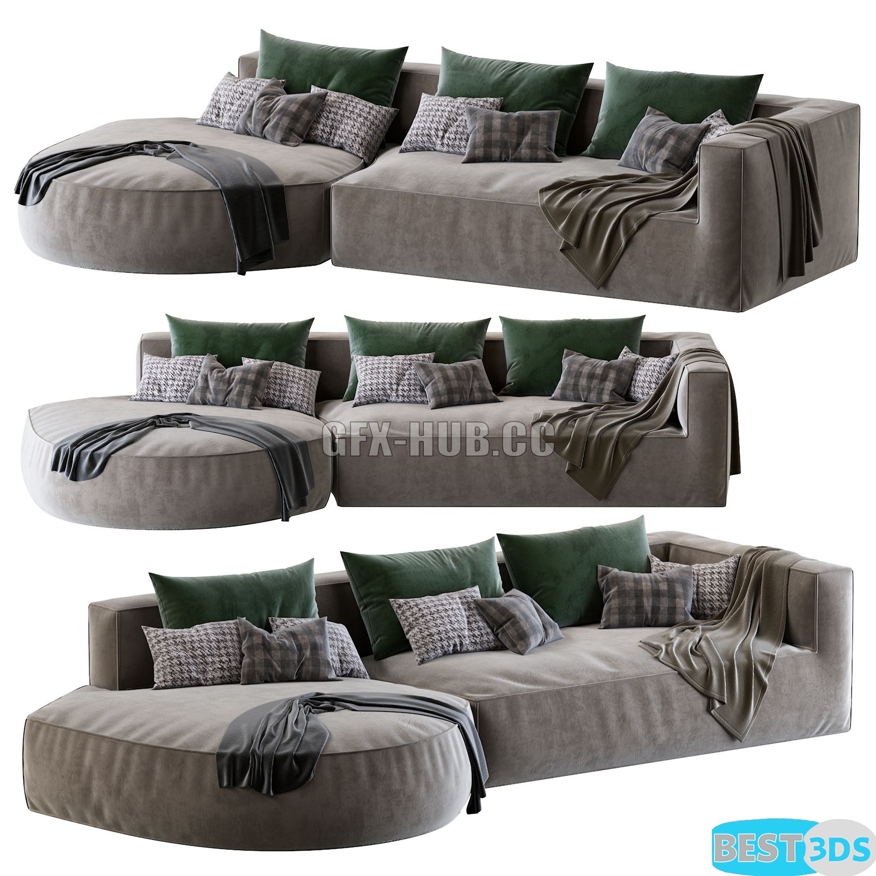 Pack model 3D- Canapé – Image 244