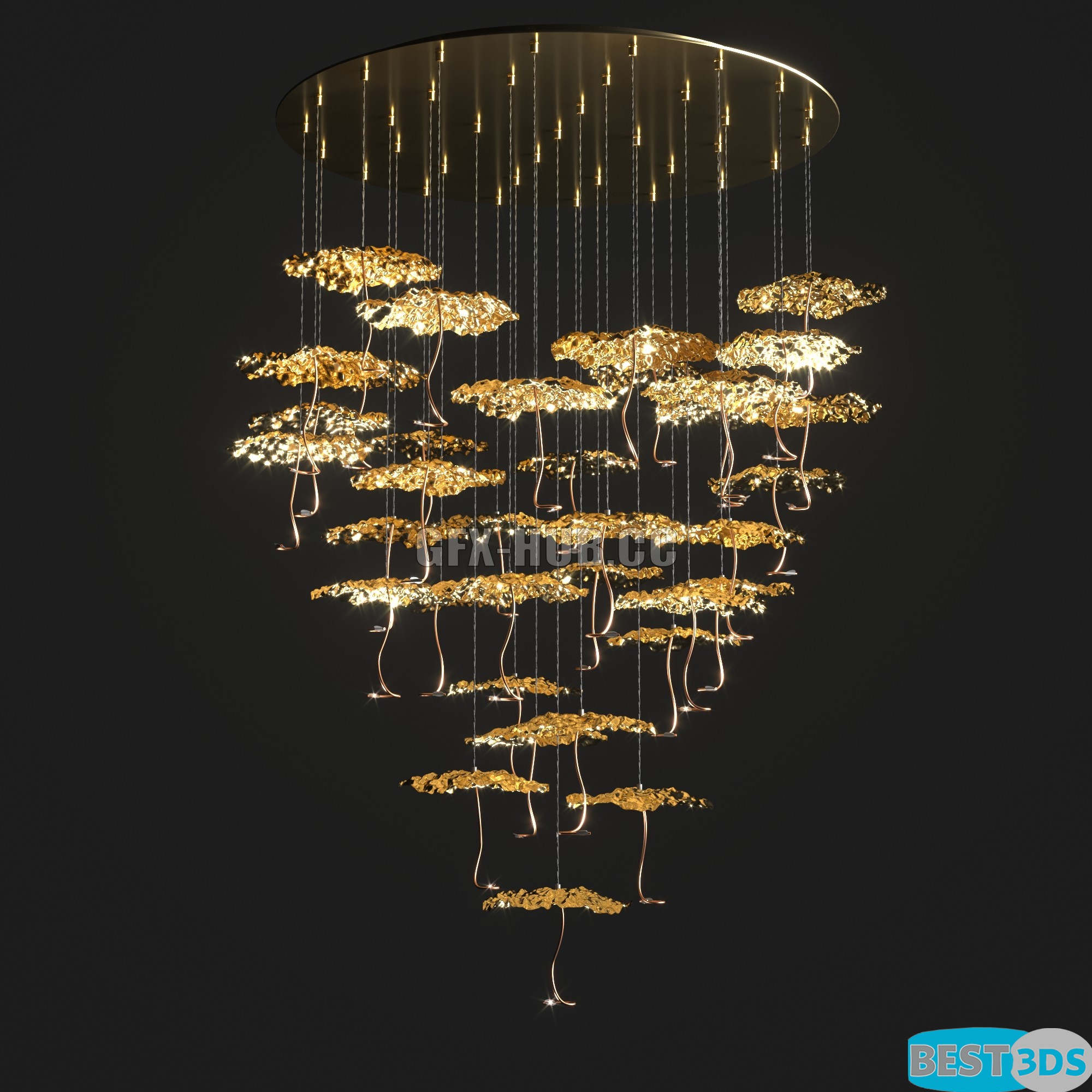 Pack model 3D- Eclairage De Plafond – Image 110