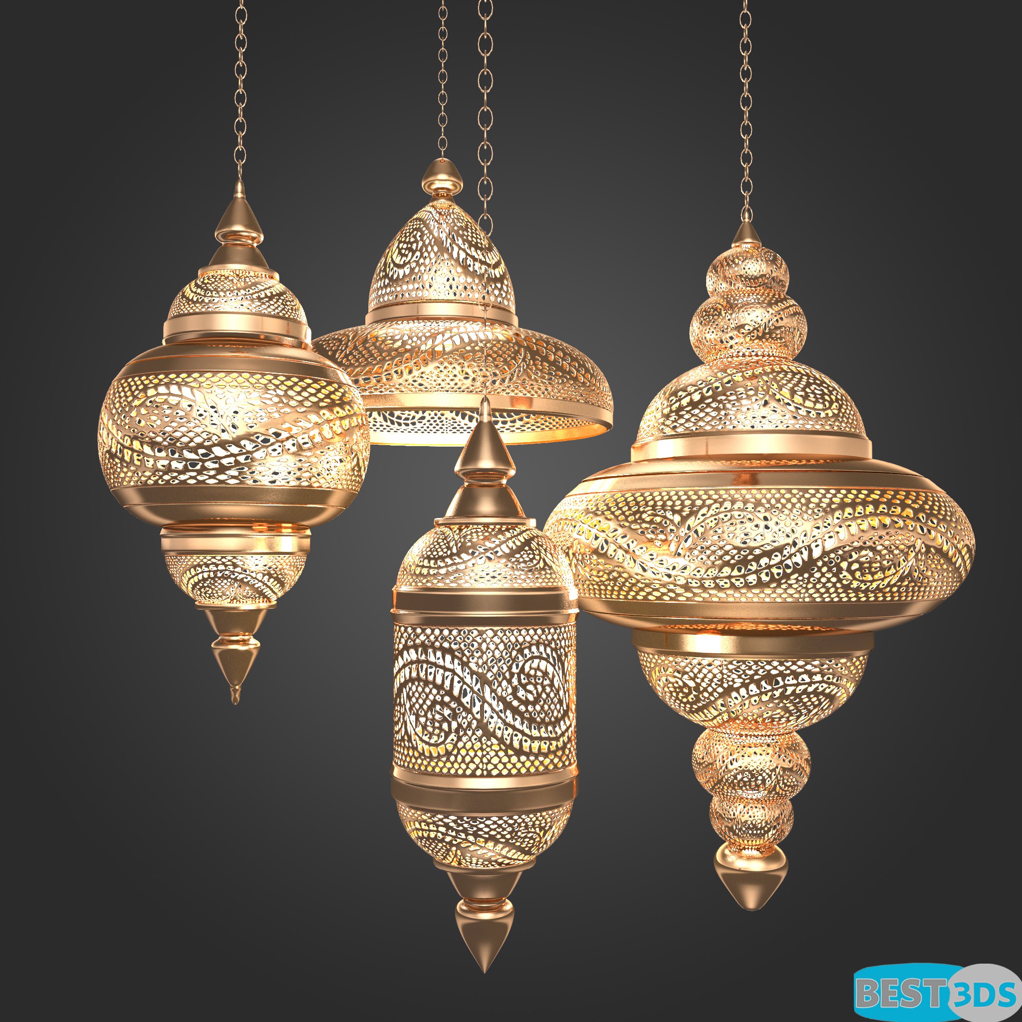Pack model 3D- Eclairage De Plafond – Image 105