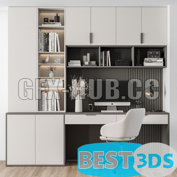 Pack model 3D- Mobilier De Bureau – Image 40