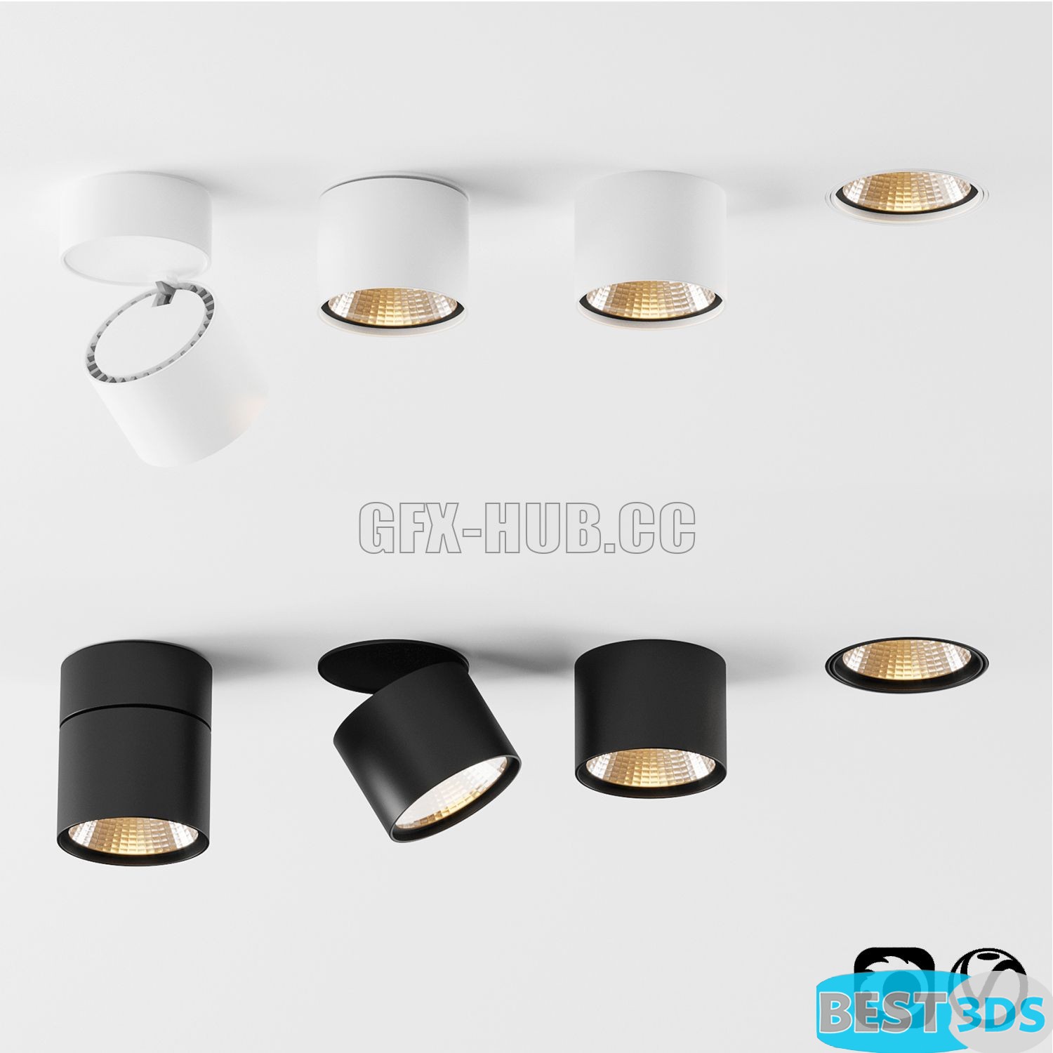 Pack model 3D- Eclairage De Plafond – Image 100