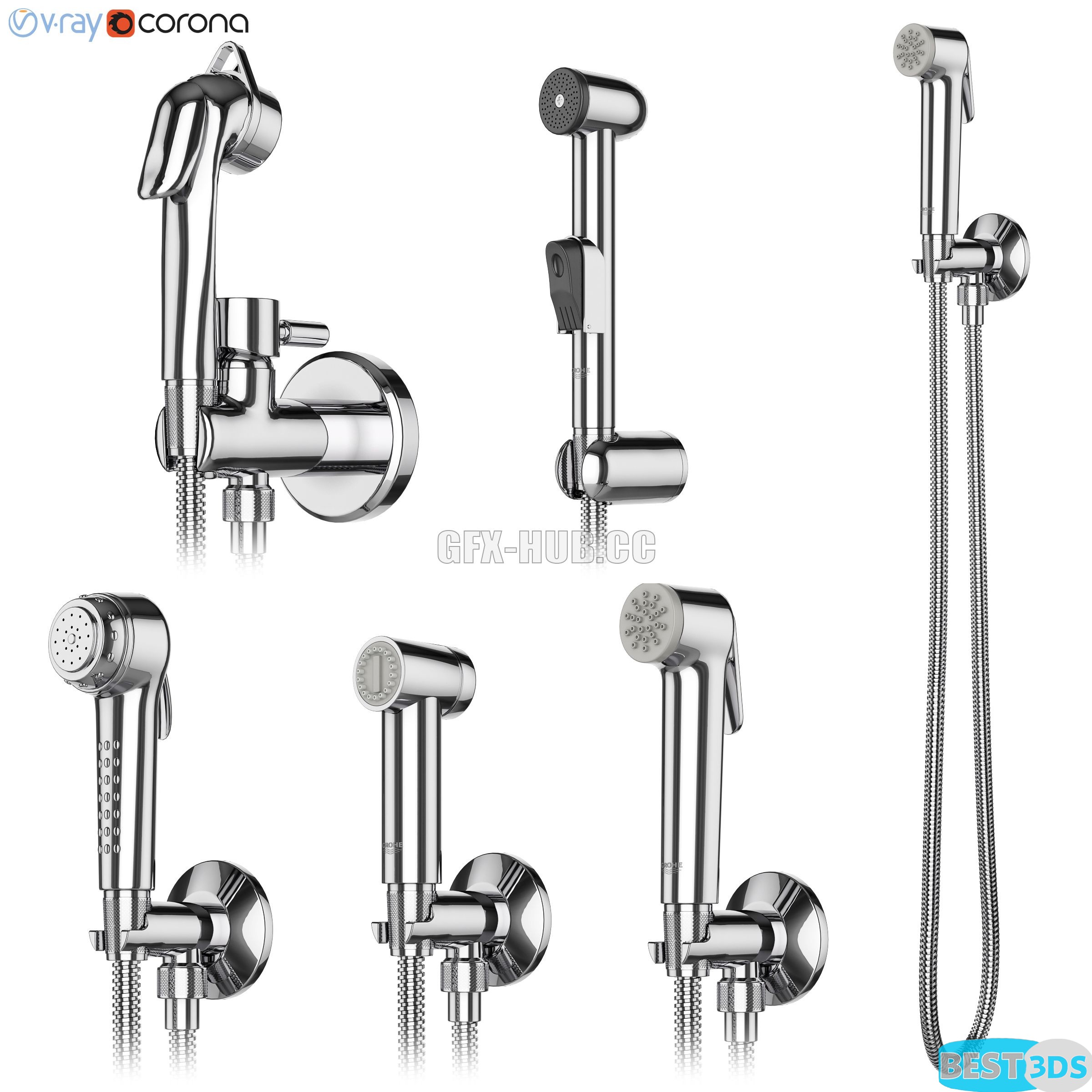 Pack model 3D- Accessoires de salle de bain – Image 64