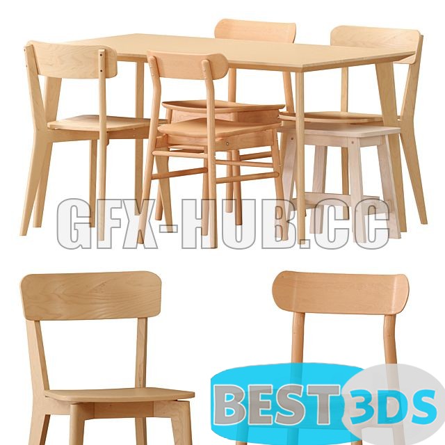 Pack model 3D- Tables Et Chaises – Image 101