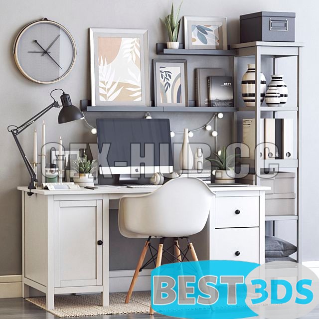 Pack model 3D- Mobilier De Bureau – Image 54