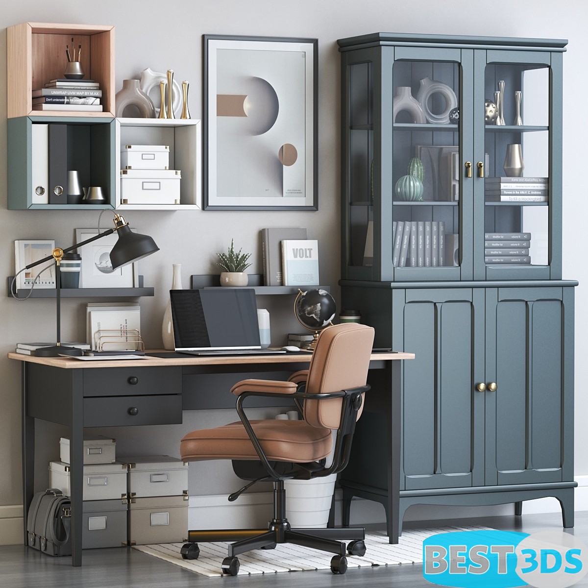 Pack model 3D- Mobilier De Bureau – Image 56