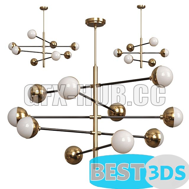 Pack model 3D- Eclairage De Plafond – Image 95