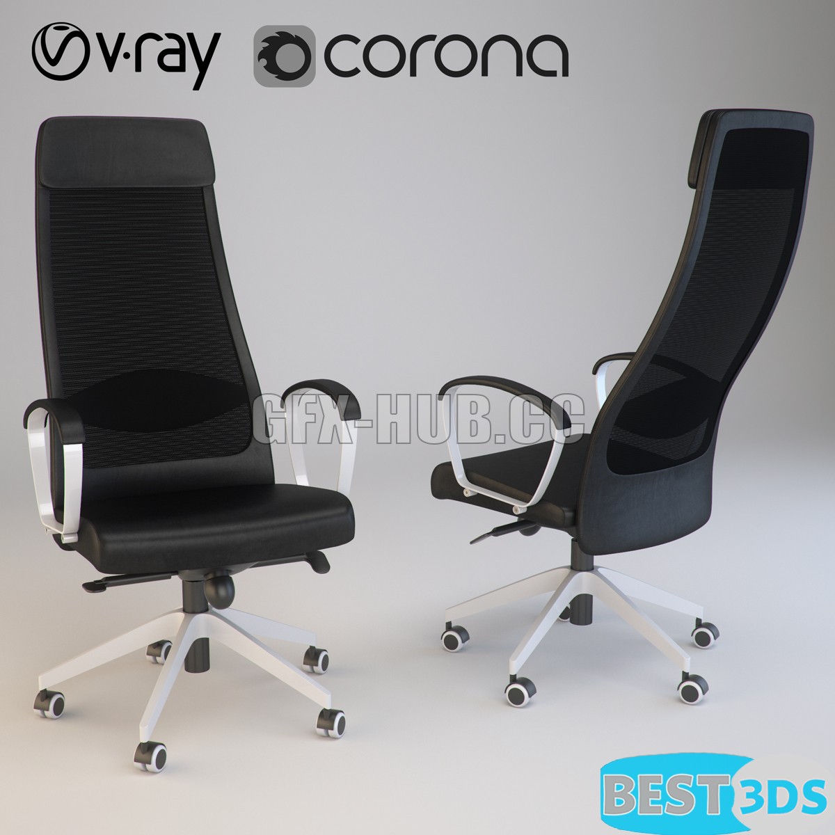Pack model 3D- Mobilier De Bureau – Image 48