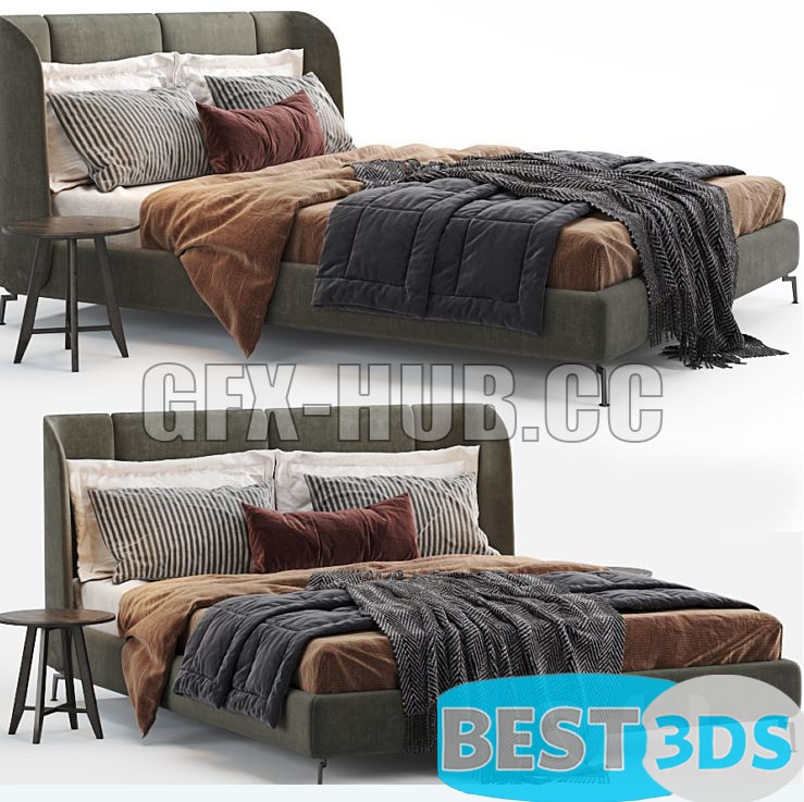 Lit design Ikea Tufjord Upholstered Bed