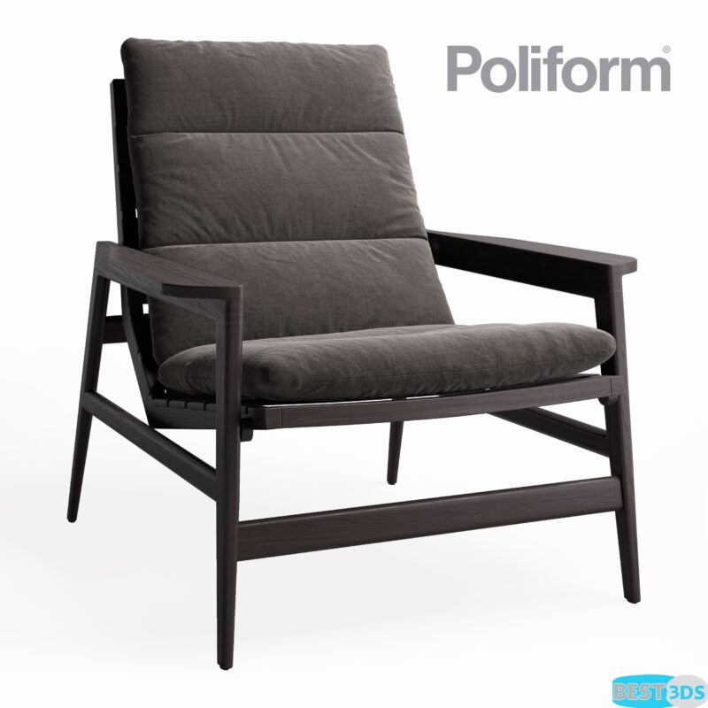 Ipanema armchair by Poliform - Modèle Optimisé