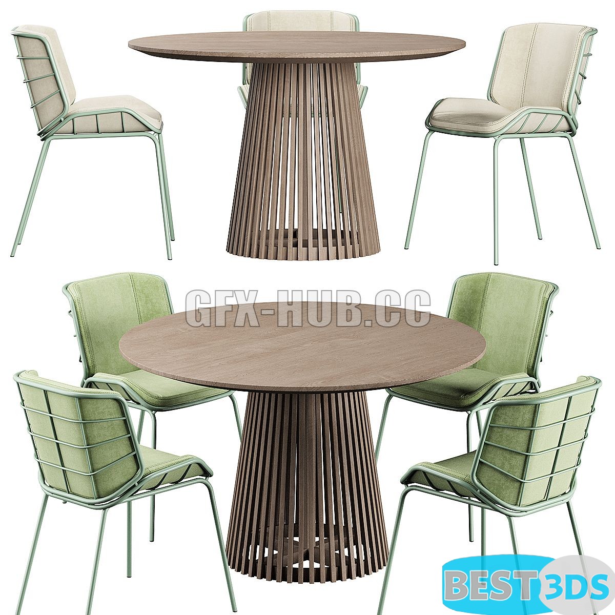 Pack model 3D- Tables Et Chaises – Image 98