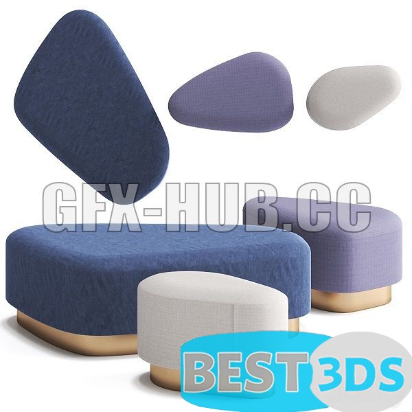 Island Pouf by Saba Italia 0 - Modèle Optimisé