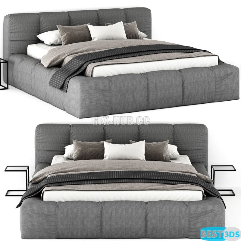 Lit design Italia Bed 01