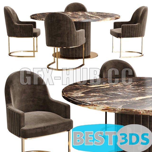 Pack model 3D- Tables Et Chaises – Image 97