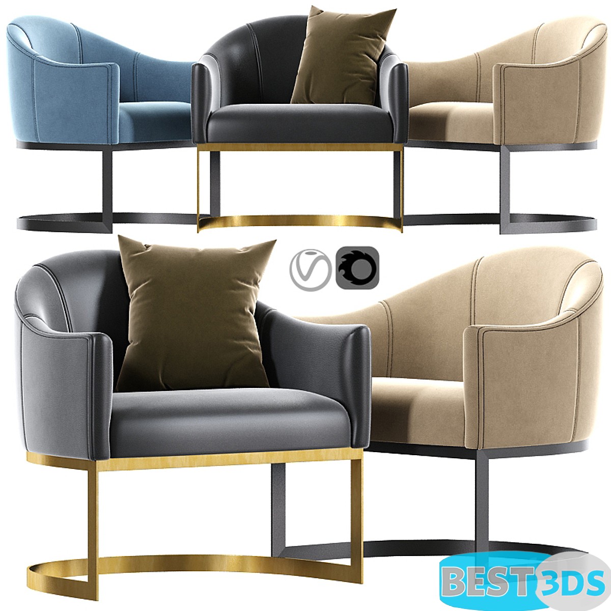 Pack model 3D- Canapé – Image 226