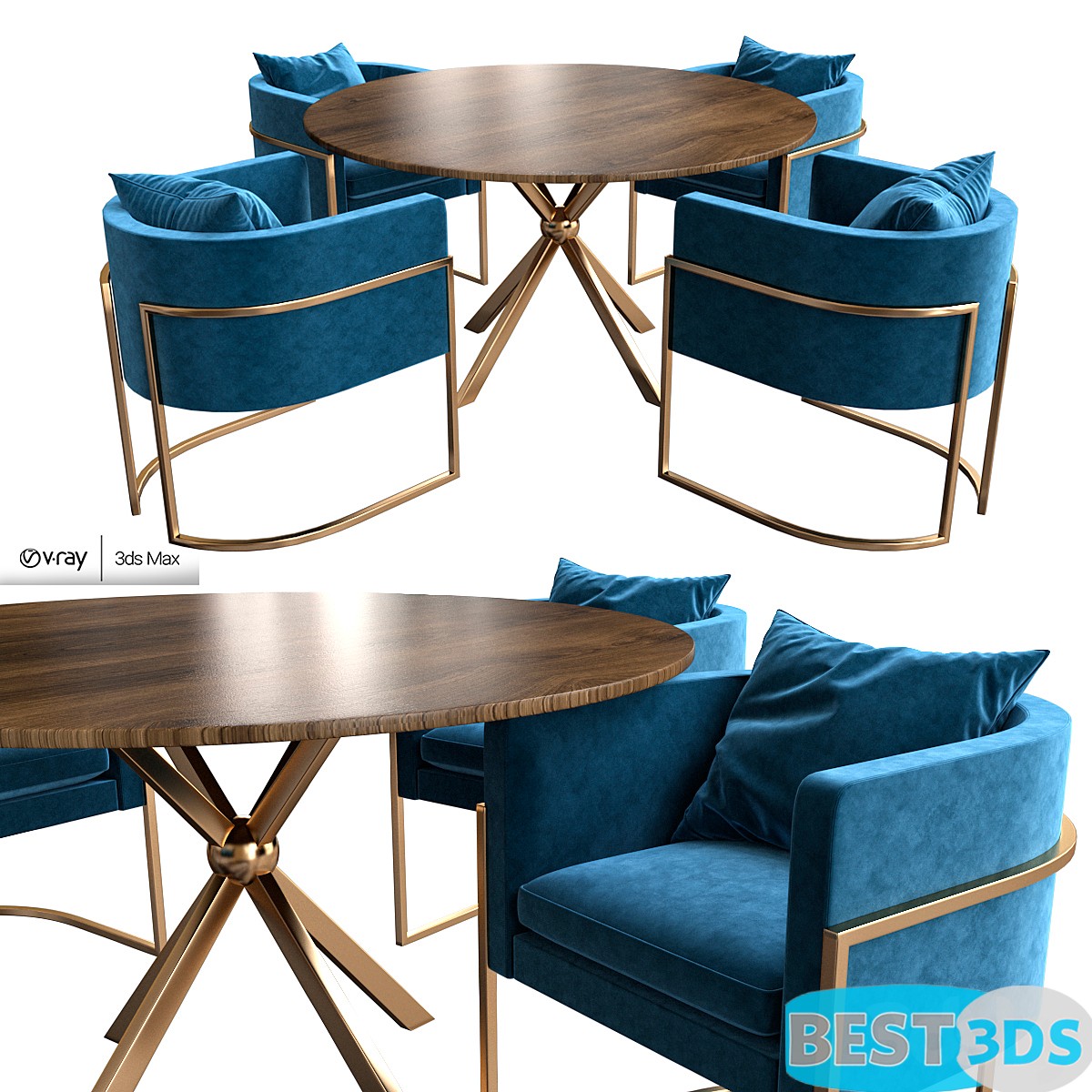 Pack model 3D- Tables Et Chaises – Image 96
