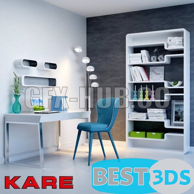 Pack model 3D- Mobilier De Bureau – Image 60