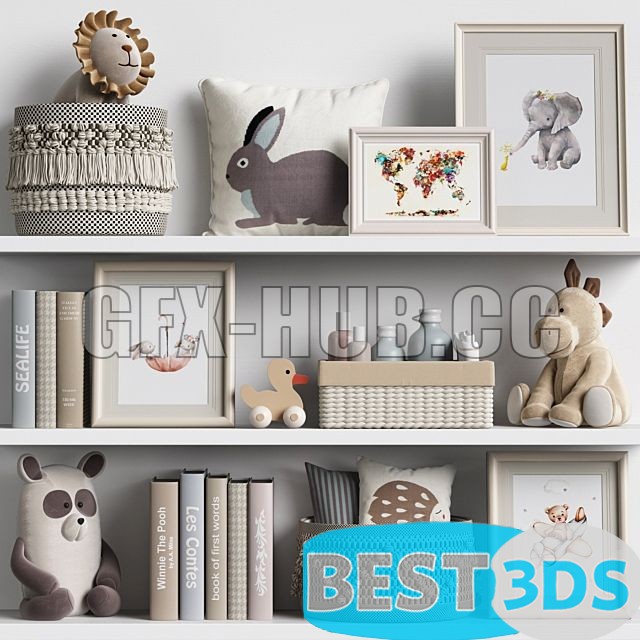 Pack model 3D- Ensemble décoratif – Image 168