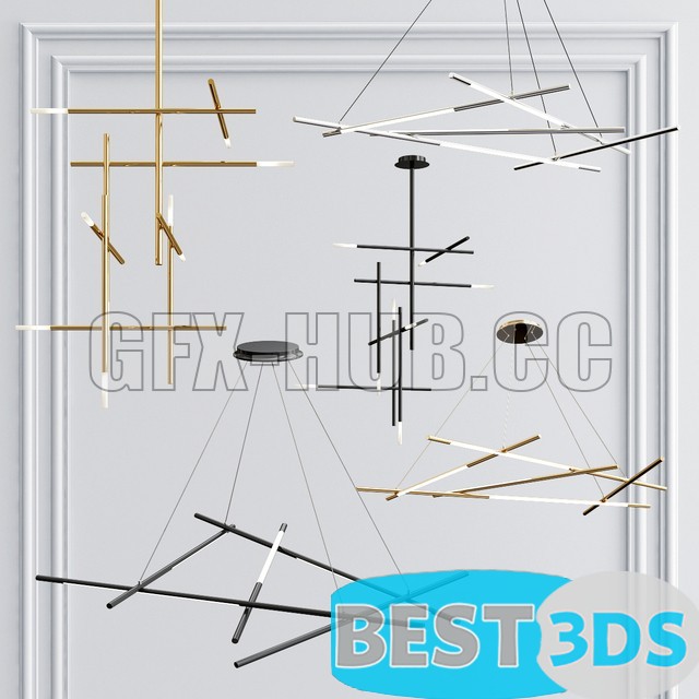 Pack model 3D- Eclairage De Plafond – Image 82