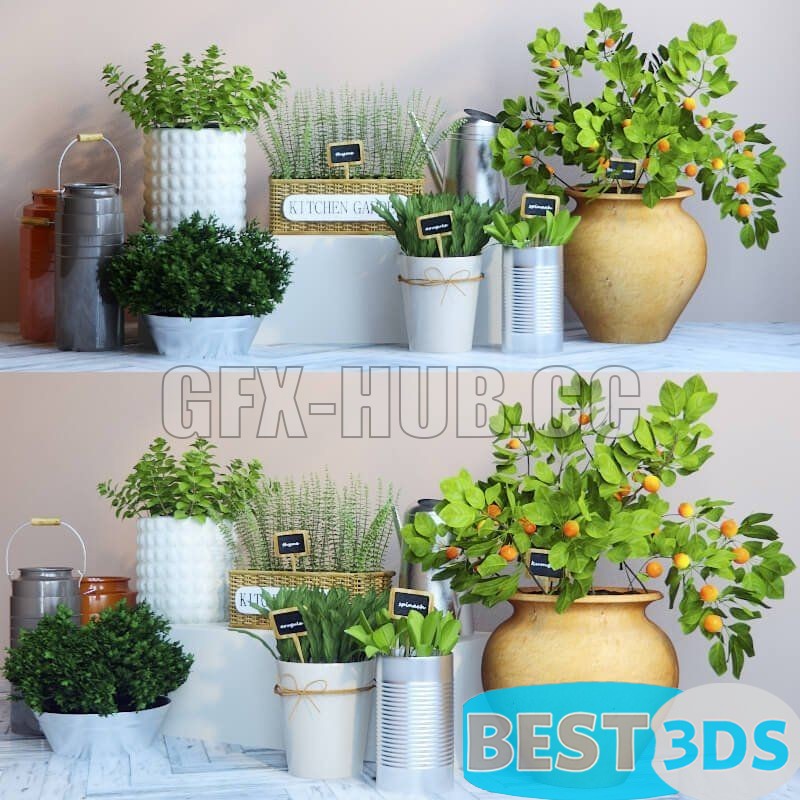 Pack model 3D- Ensemble décoratif – Image 169