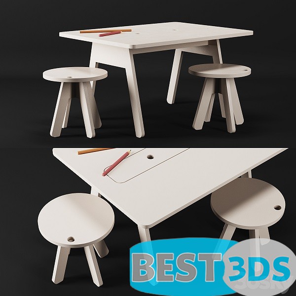 Pack model 3D- Tables Et Chaises – Image 94