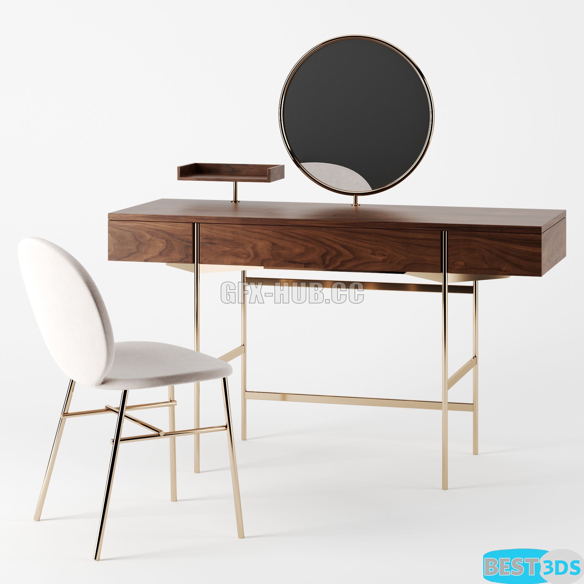 LONJA Dressing Table & Kelly C Chair