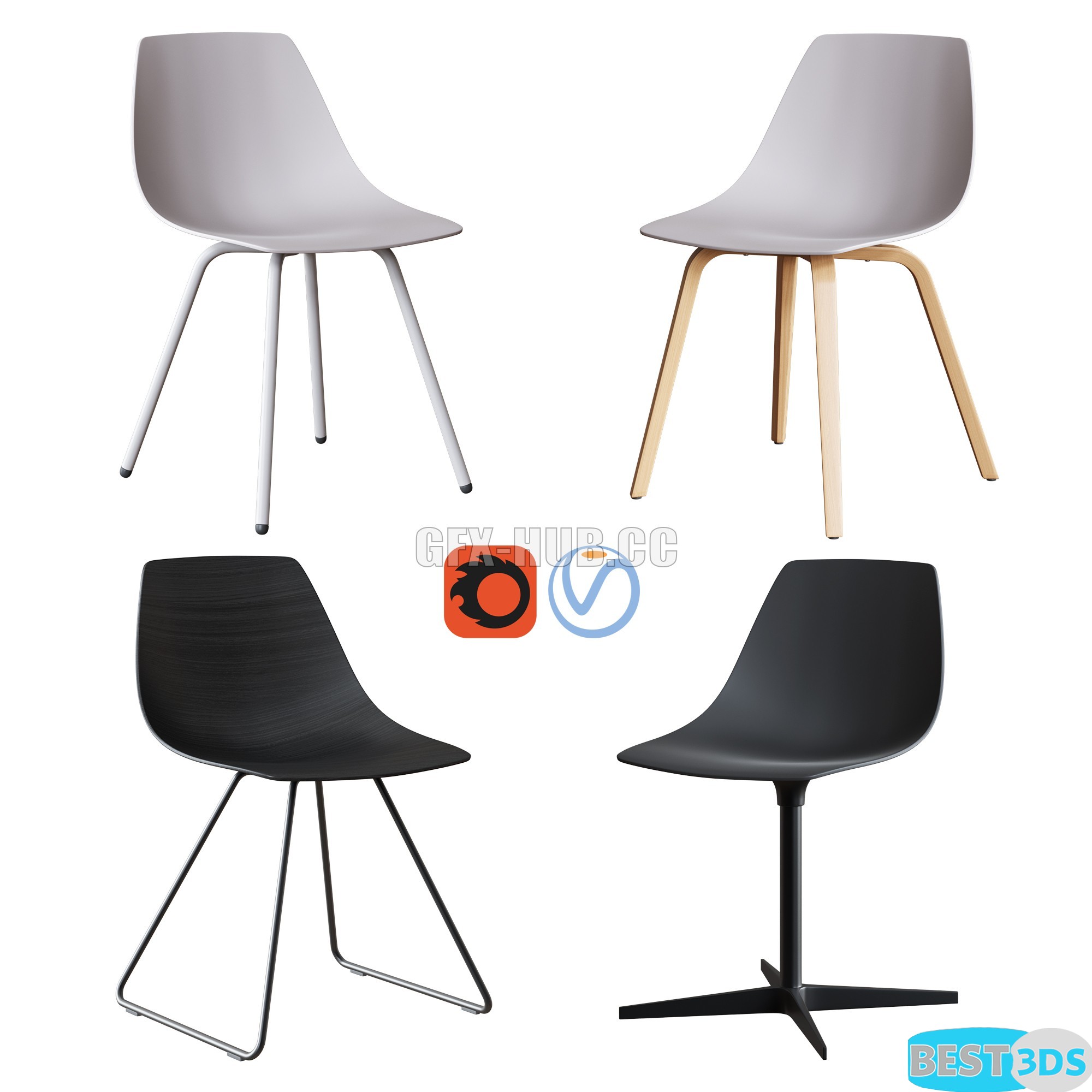Pack model 3D- Chaise – Image 170