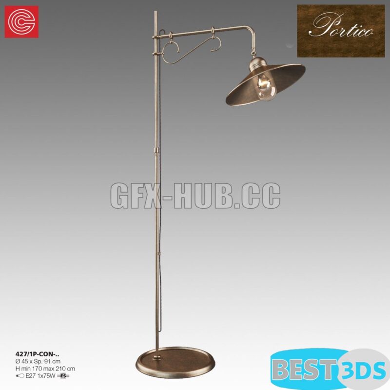 Lampadaire Portico – Cremasco Illuminazione