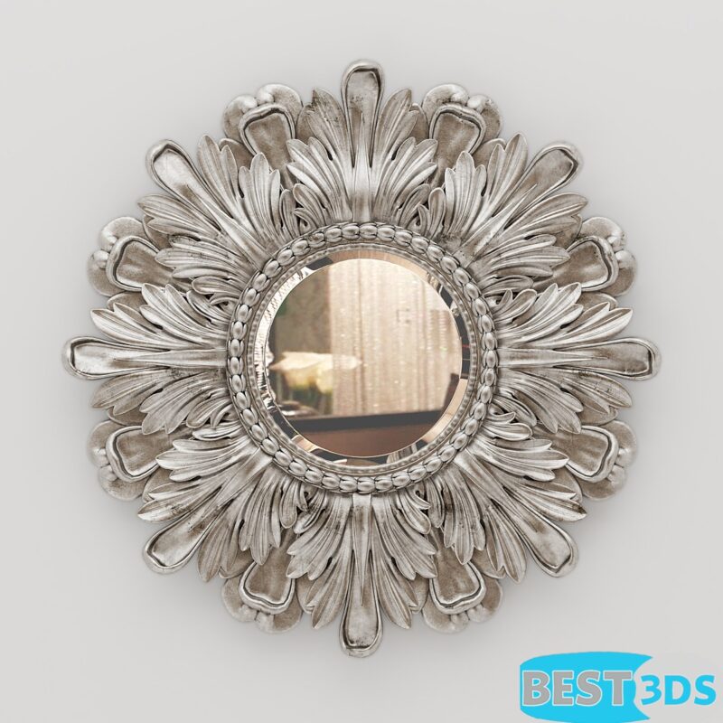 Miroir rond Laura Ashley