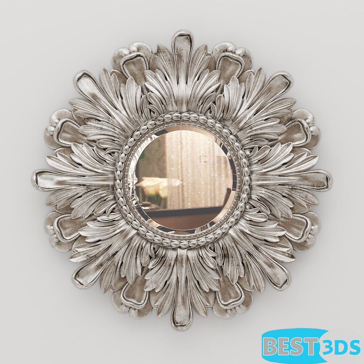 Miroir rond Laura Ashley