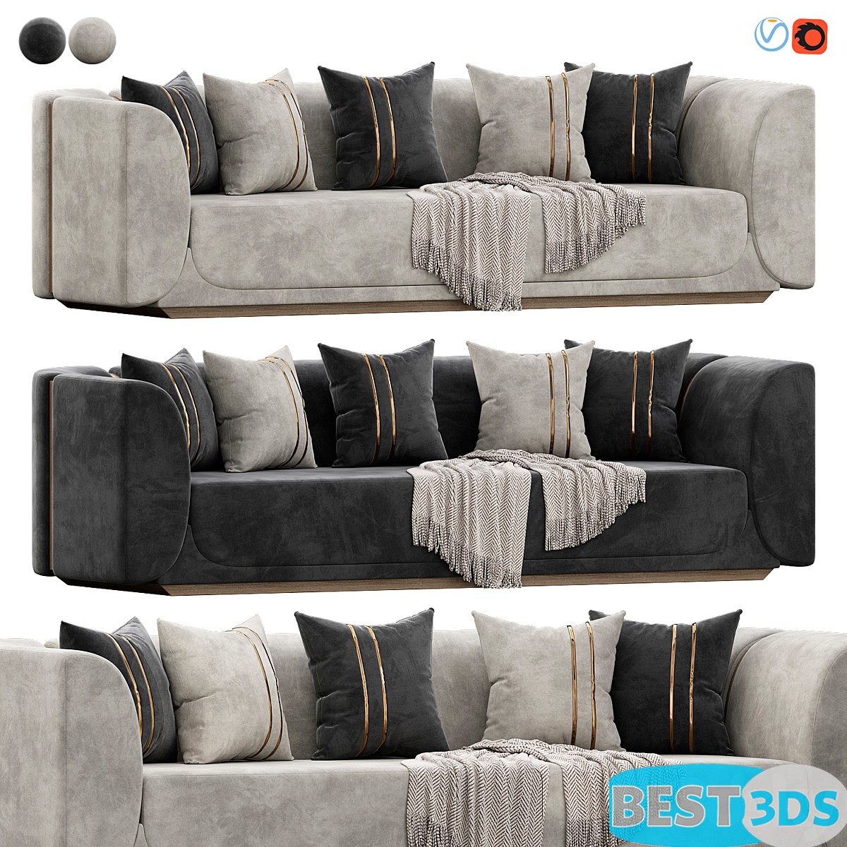 Pack model 3D- Canapé – Image 217
