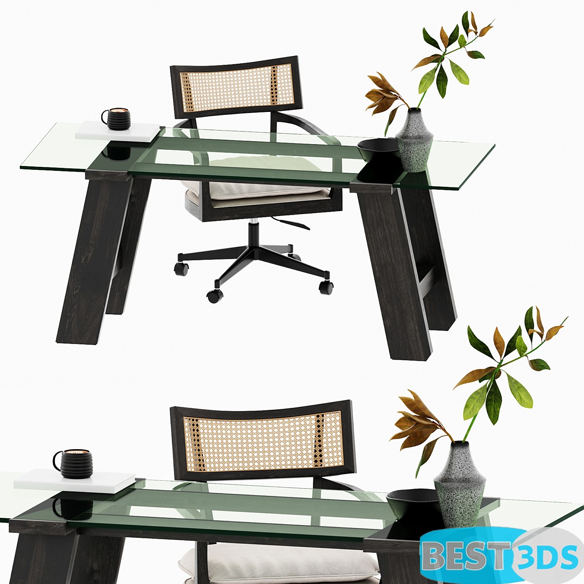 Pack model 3D- Mobilier De Bureau – Image 62