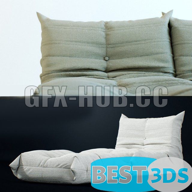 Ligne Roset Togo bed - Modèle Optimisé