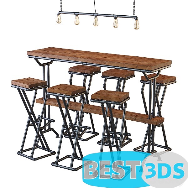 Pack model 3D- Tables Et Chaises – Image 91