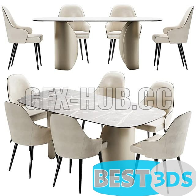 Pack model 3D- Tables Et Chaises – Image 89