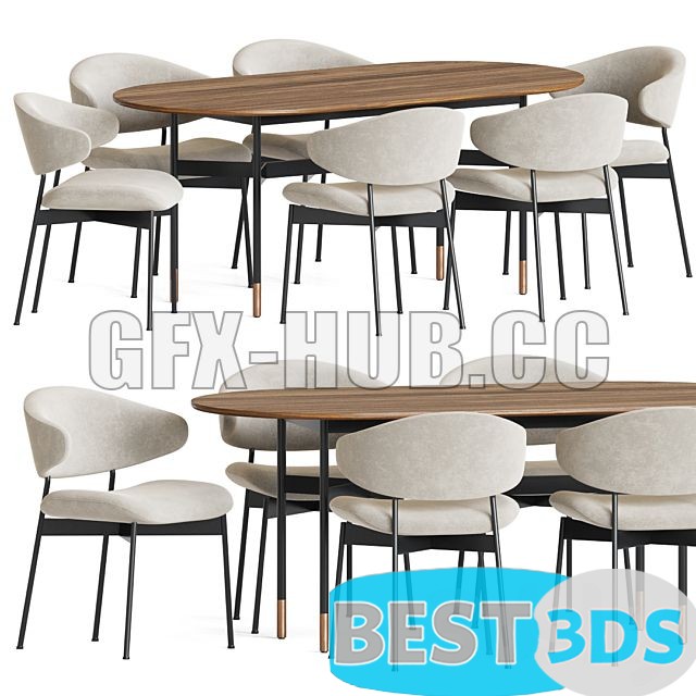 Pack model 3D- Tables Et Chaises – Image 87