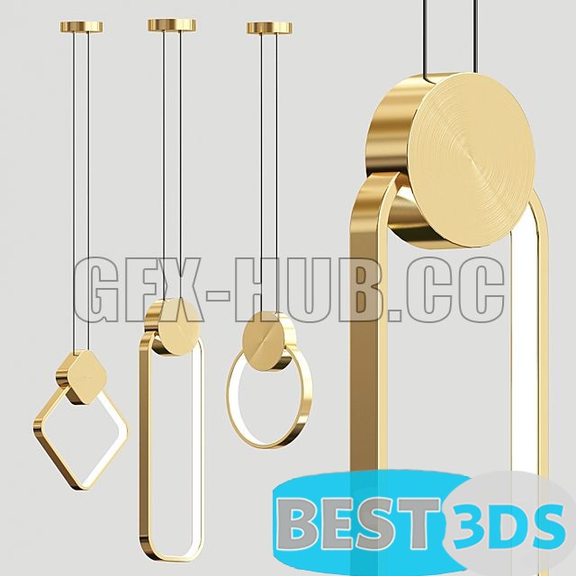 Pack model 3D- Eclairage De Plafond – Image 41