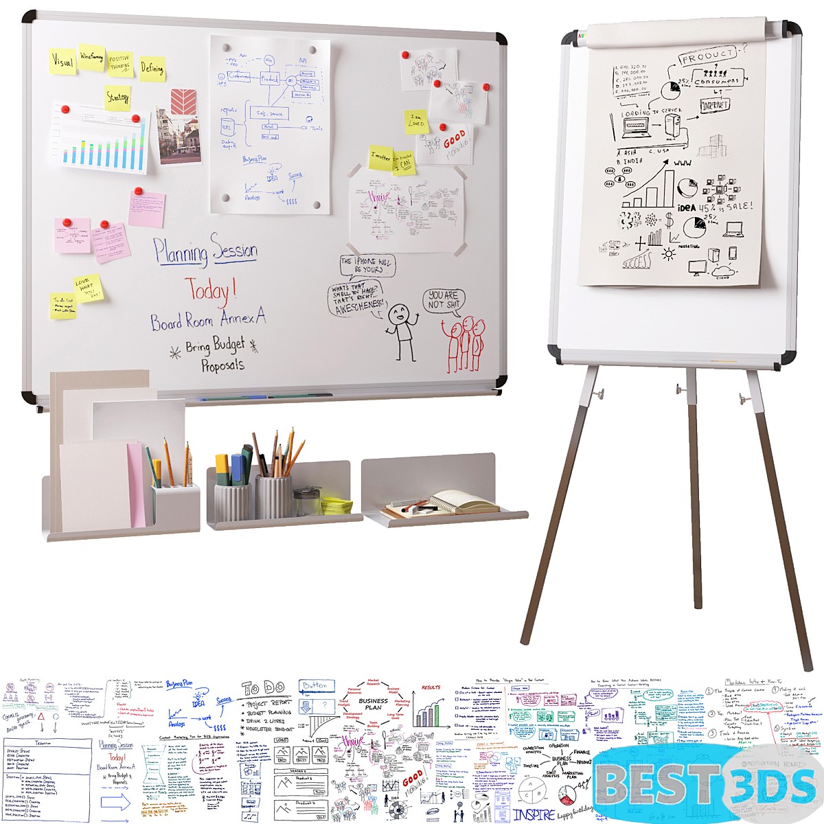 Pack model 3D- Mobilier De Bureau – Image 66