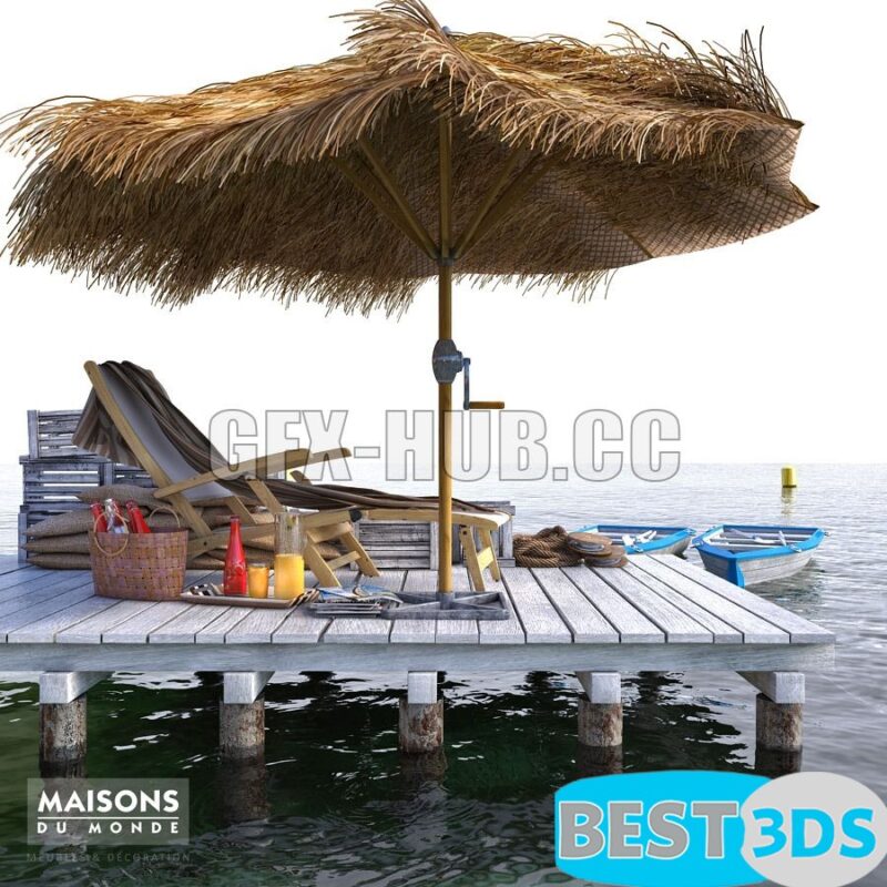 Ensemble plage Maisons du Monde