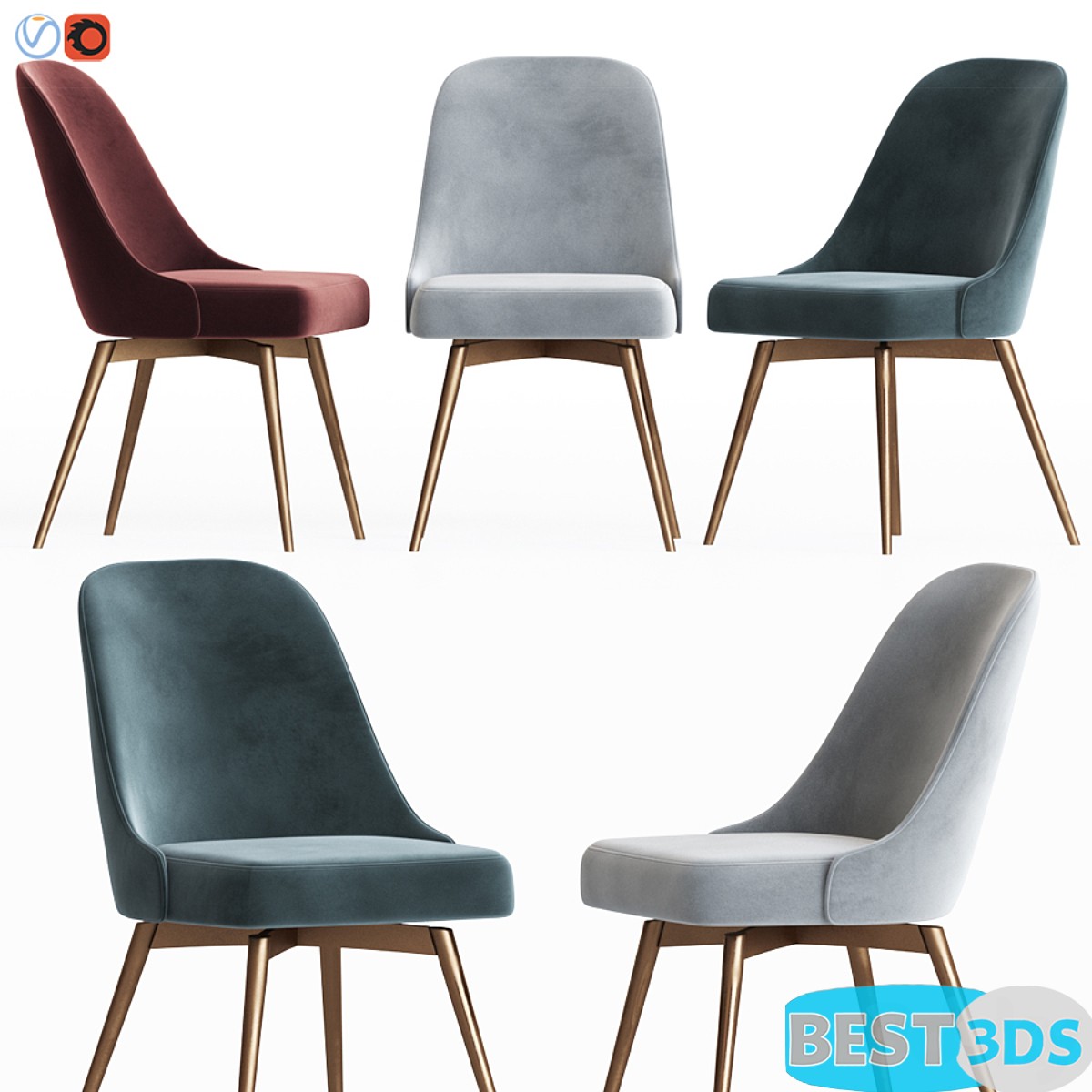 Pack model 3D- Chaise – Image 145