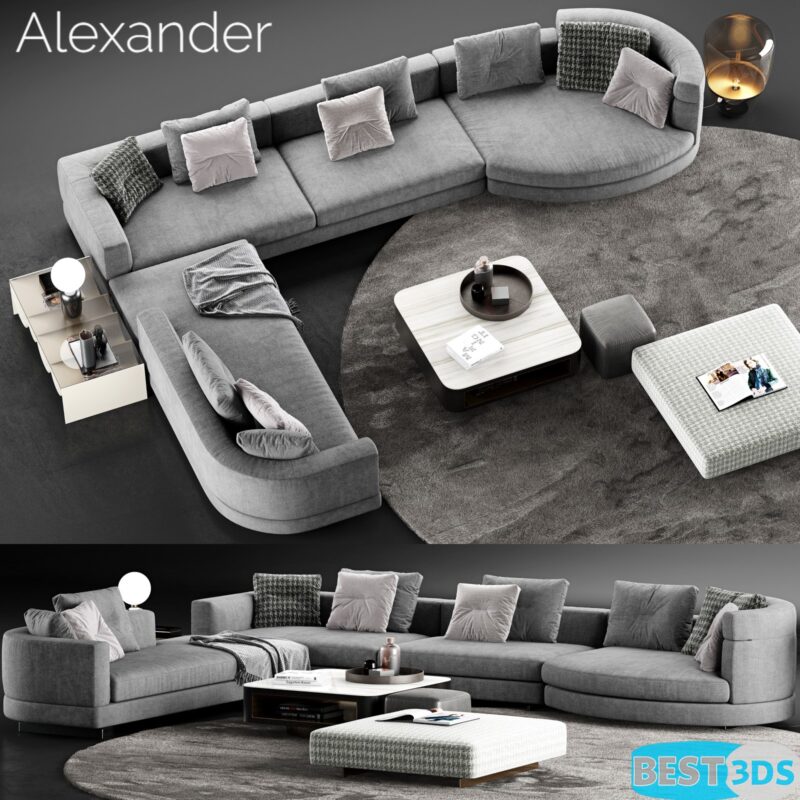Canapé Alexander – Minotti