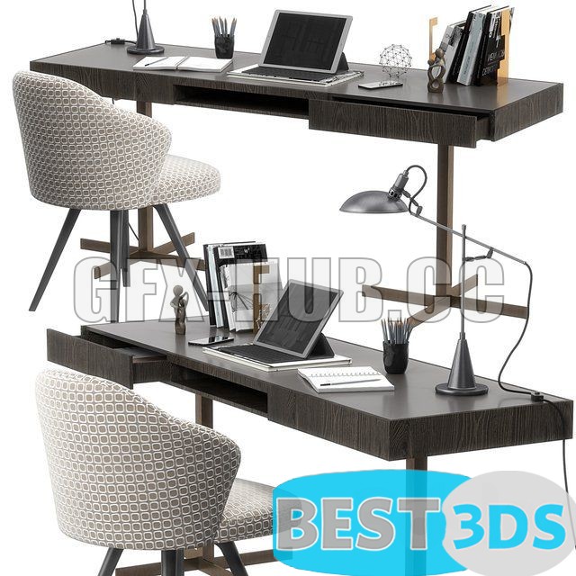 Pack model 3D- Mobilier De Bureau – Image 70