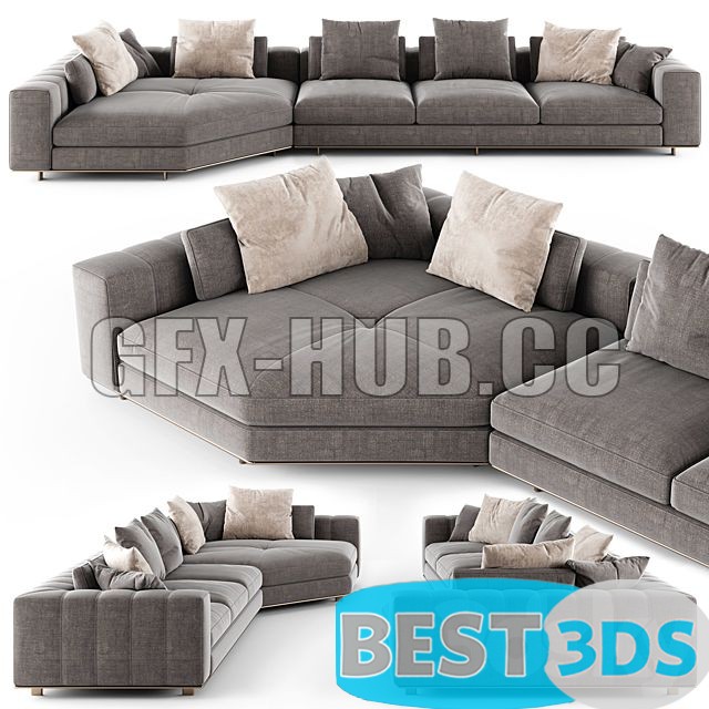 Canapé Freeman Duvet – Minotti