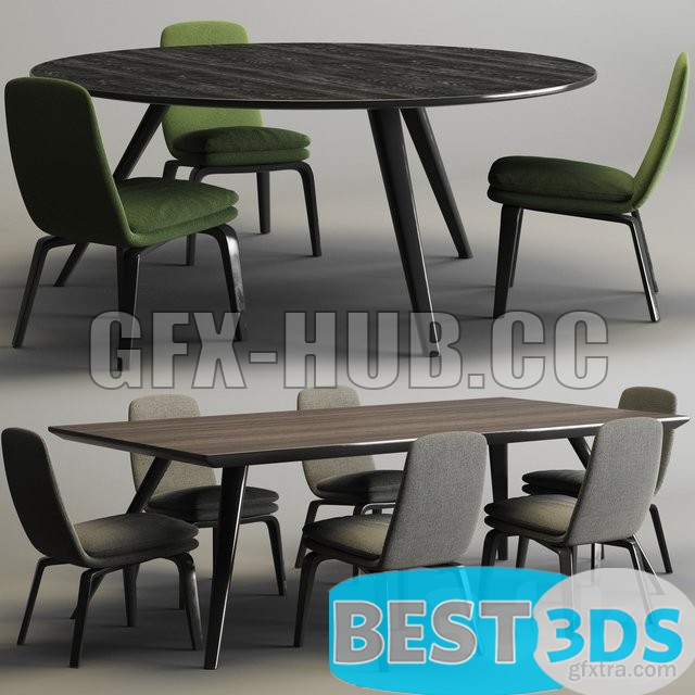 Pack model 3D- Tables Et Chaises – Image 77