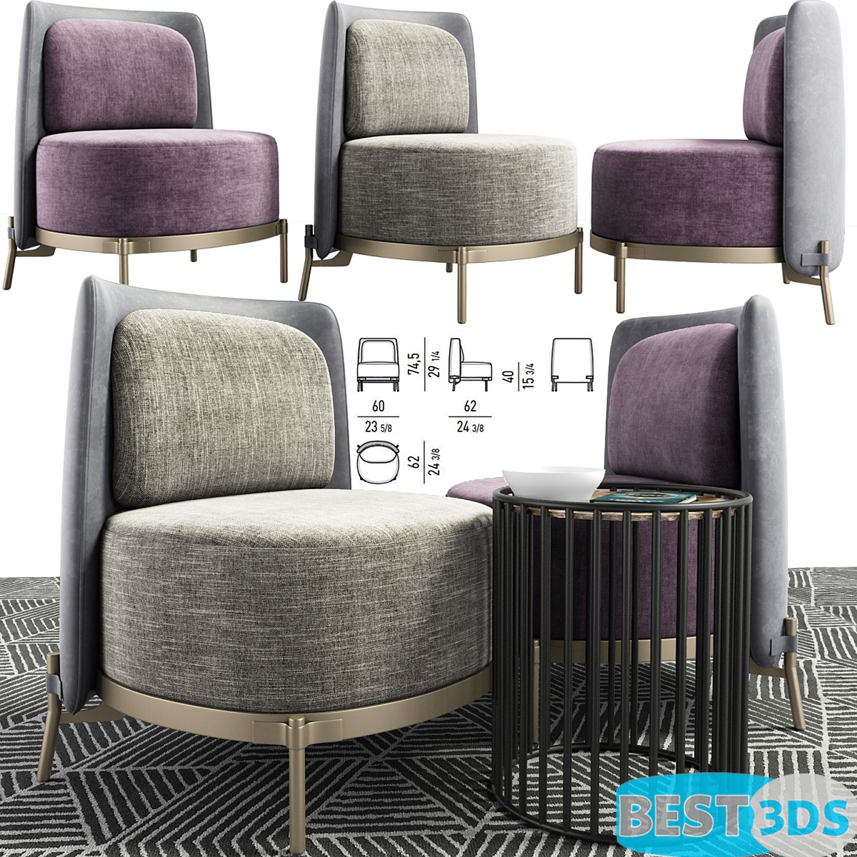 Pack model 3D- Chaise – Image 138