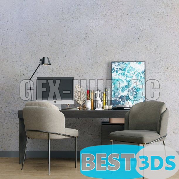 Pack model 3D- Mobilier De Bureau – Image 71