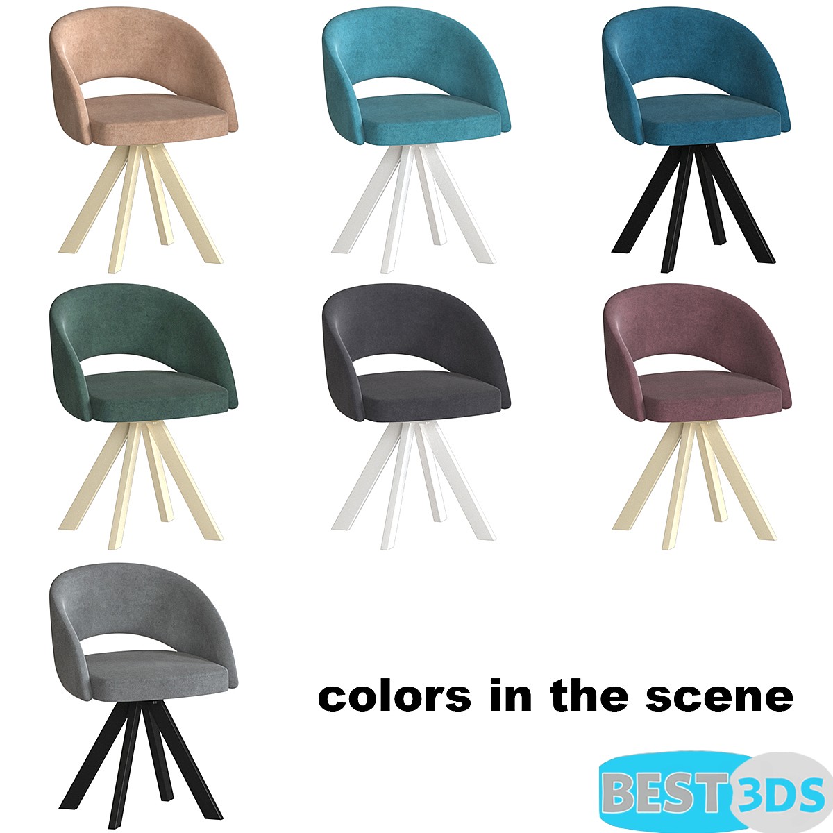 Pack model 3D- Chaise – Image 136
