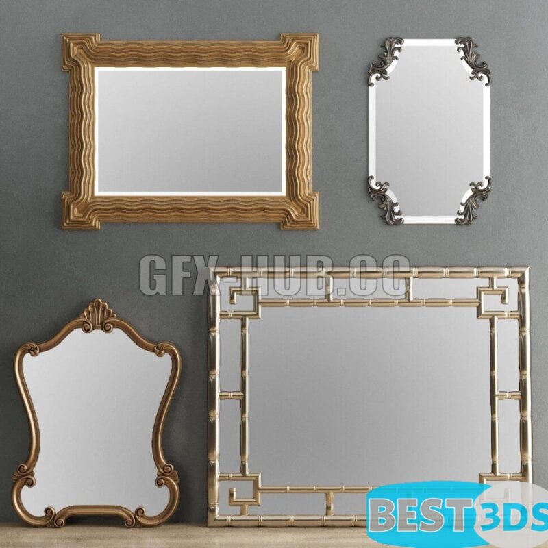 Ensemble de miroirs décoratifs