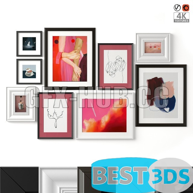 Pack model 3D- Tableau – Image 33